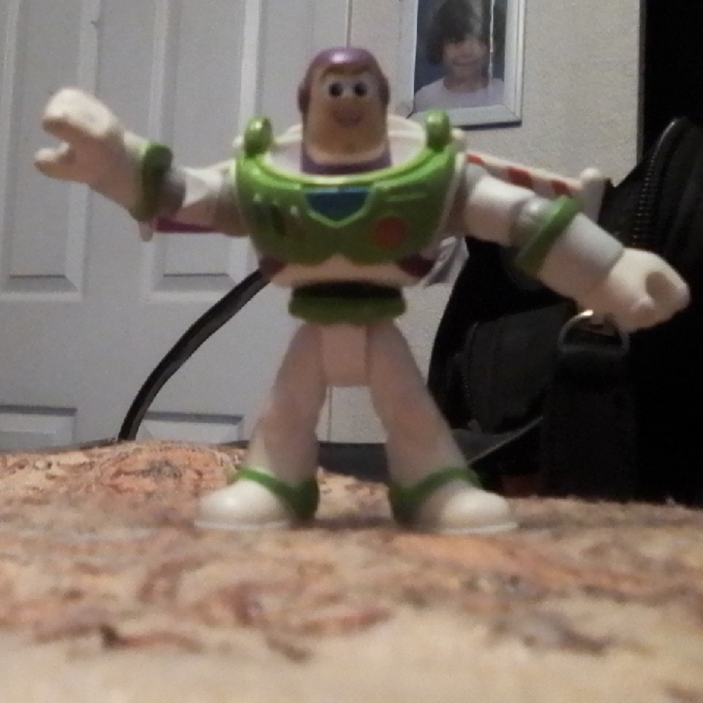 Mattel Buzz Lightyear Action Figure - Green, White, and Purple